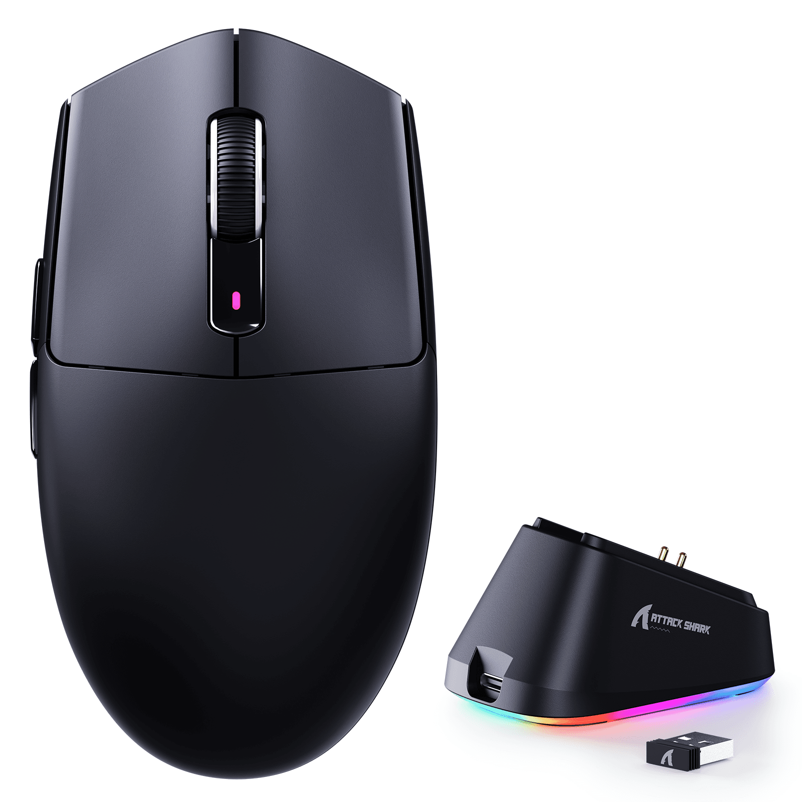 Attack Shark G3 Pro — Souris Gaming + Dock de Charge Sans Fil